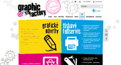 Desktop Screenshot of graphicfactory.cz