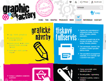 Tablet Screenshot of graphicfactory.cz